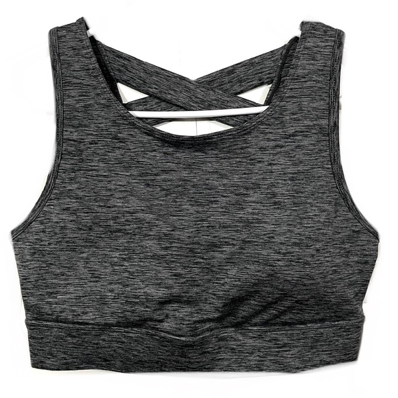 GAIAM Other - NWT GAIAM Gray Medium Support Strappy Sports Bra
